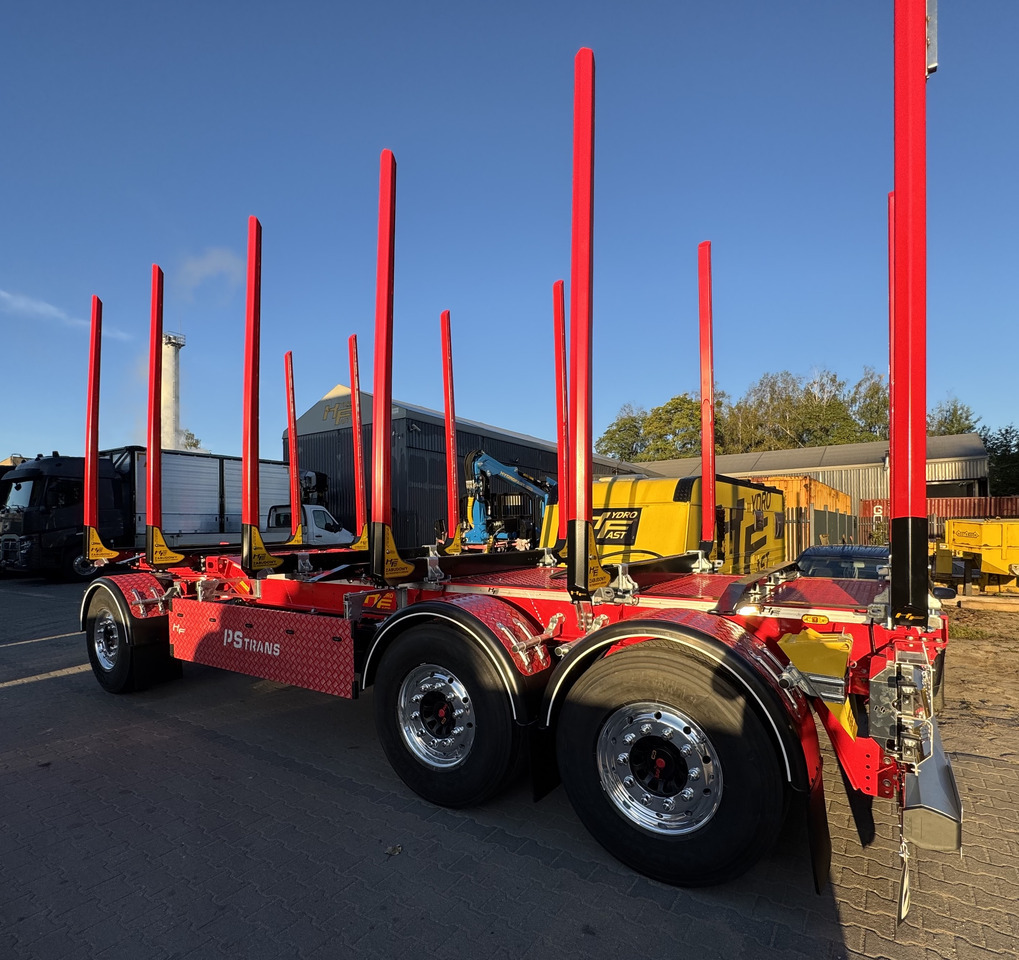 HYDROFAST Przyczepa 3 osiowa / 3 axles timber transport trailer / Remorque à 3 essieux pour le transport de bois / 3-Achs-Rungenanhänger / 3-tengelyes-rönkszállító-pótkocsi / Remorcă pentru transportul lemnului - קרון נגרר לעץ: תמונה 2 HYDROFAST Przyczepa 3 osiowa / 3 axles timber transport trailer / Remorque à 3 essieux pour le transport de bois / 3-Achs-Rungenanhänger / 3-tengelyes-rönkszállító-pótkocsi / Remorcă pentru transportul lemnului - קרון נגרר לעץ: תמונה 2