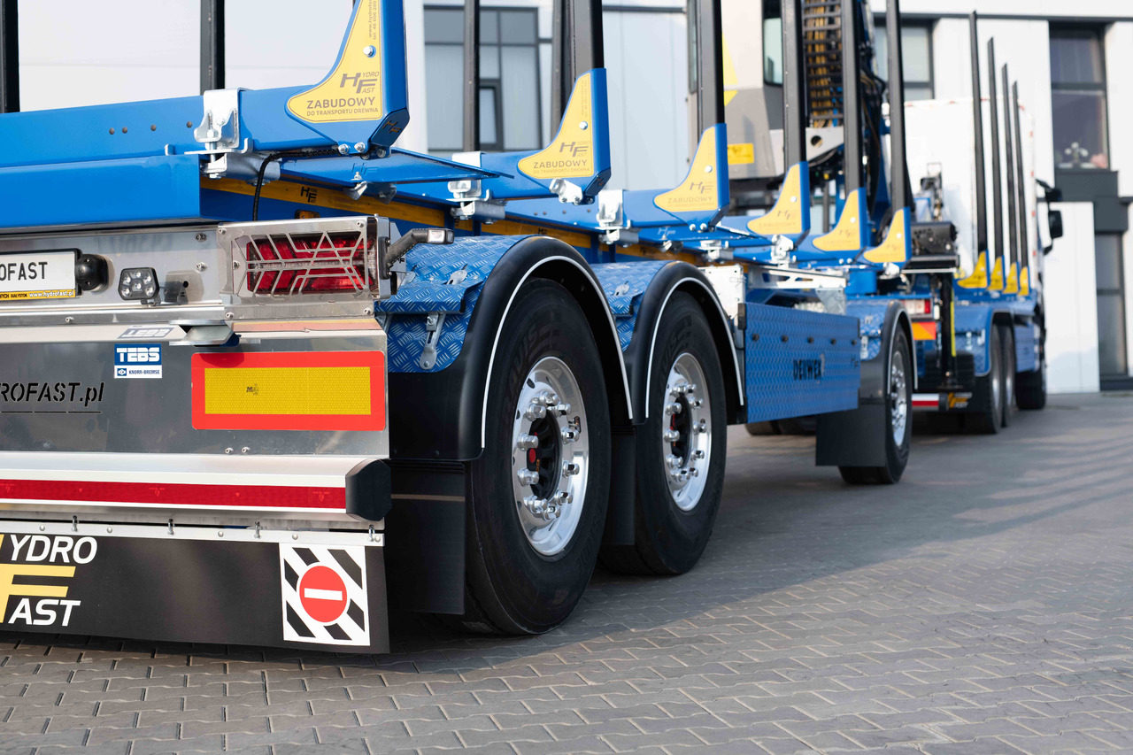 Hydrofast Przyczepa 3 - osiowa / 3 axles trailer for timber transport / 3 Achsen Anhänger für Holztransport - קרון נגרר לעץ: תמונה 3 Hydrofast Przyczepa 3 - osiowa / 3 axles trailer for timber transport / 3 Achsen Anhänger für Holztransport - קרון נגרר לעץ: תמונה 3