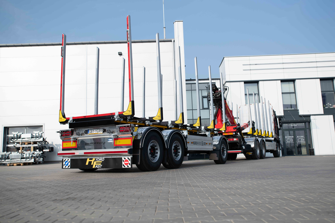 Hydrofast Przyczepa 3 - osiowa / 3 axles trailer for timber transport / 3 Achsen Anhänger für Holztransport - קרון נגרר לעץ: תמונה 5 Hydrofast Przyczepa 3 - osiowa / 3 axles trailer for timber transport / 3 Achsen Anhänger für Holztransport - קרון נגרר לעץ: תמונה 5