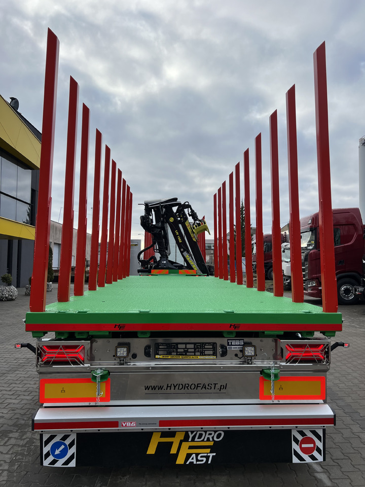 Hydrofast Przyczepa platforma 3 osiowa do przewozu drewna / 3-axle platform trailer for timber transport - קרון נגרר צד נופל/ שטוח: תמונה 3 Hydrofast Przyczepa platforma 3 osiowa do przewozu drewna / 3-axle platform trailer for timber transport - קרון נגרר צד נופל/ שטוח: תמונה 3