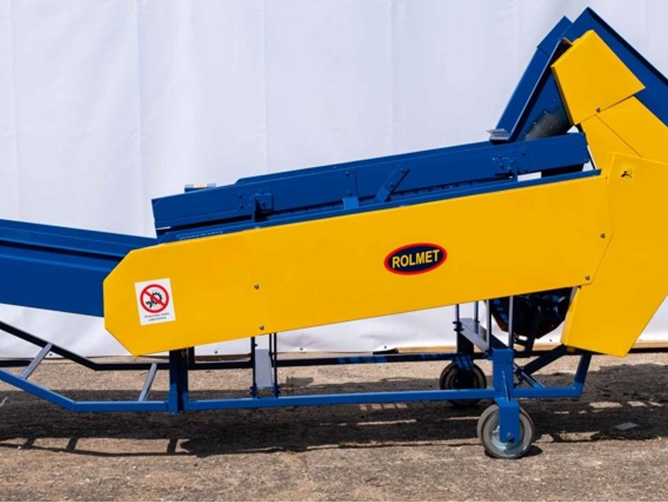 Rolmet Kartoffelsortierer / Potato sorting machine / Trieuse de pomme de terre / Selezionatrice per patate / Clasificador de patatas / Сортировщик картофеля / Sortownik do ziemniaków M614/1 - ציוד לתפוחי אדמה: תמונה 3 Rolmet Kartoffelsortierer / Potato sorting machine / Trieuse de pomme de terre / Selezionatrice per patate / Clasificador de patatas / Сортировщик картофеля / Sortownik do ziemniaków M614/1 - ציוד לתפוחי אדמה: תמונה 3