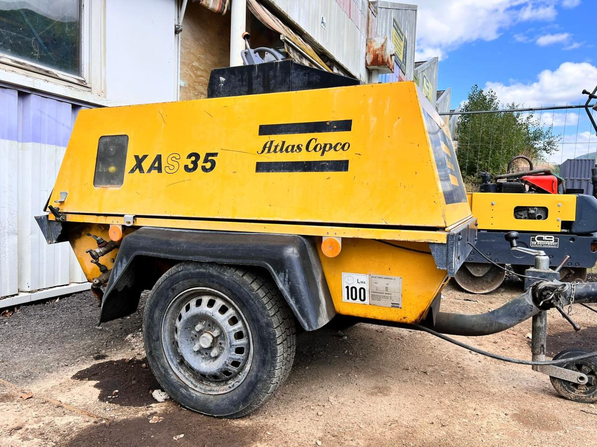 Atlas copco XAS 35 COMPRESSEUR 9BAR SUR REMORQUE (NET DE TVA) - מדחס אוויר: תמונה 1 Atlas copco XAS 35 COMPRESSEUR 9BAR SUR REMORQUE (NET DE TVA) - מדחס אוויר: תמונה 1