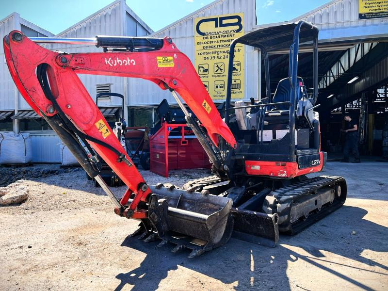 Kubota Series U U27-4 MINIPELLE 2,7T CANOPY - מיני מחפר: תמונה 1 Kubota Series U U27-4 MINIPELLE 2,7T CANOPY - מיני מחפר: תמונה 1