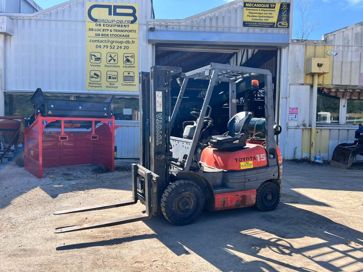 Toyota 426 FGF15 CHARIOT ELEVATEUR A GAZ 1,5T 4,3m - מלגזת LPG: תמונה 1 Toyota 426 FGF15 CHARIOT ELEVATEUR A GAZ 1,5T 4,3m - מלגזת LPG: תמונה 1