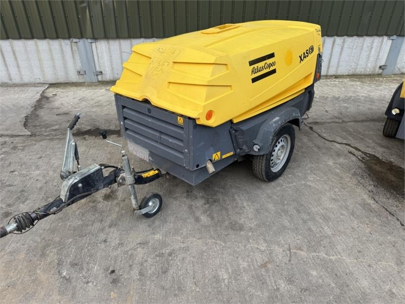 Atlas Copco XAS 67 Single Axle Trailed Compressor - מדחס אוויר: תמונה 1 Atlas Copco XAS 67 Single Axle Trailed Compressor - מדחס אוויר: תמונה 1