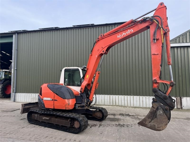 Kubota KX080-3 Digger - מחפר סורק: תמונה 3 Kubota KX080-3 Digger - מחפר סורק: תמונה 3