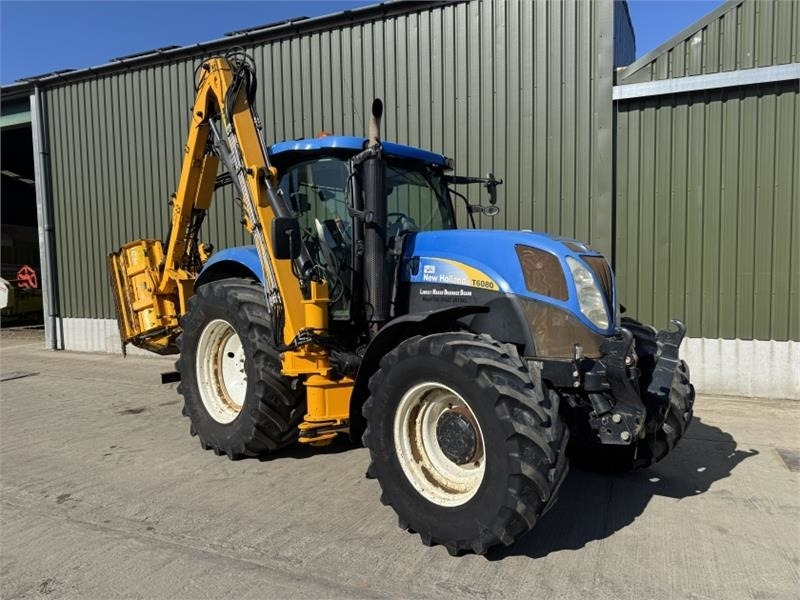 New Holland New Holland T6080 c/w Herder Cavalier Mid Mount He - מכסחת זרוע: תמונה 3 New Holland New Holland T6080 c/w Herder Cavalier Mid Mount He - מכסחת זרוע: תמונה 3
