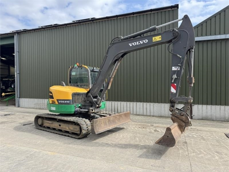 Volvo Volvo ECR88D Tracked Digger - מסיר פסולת מפרקי: תמונה 1 Volvo Volvo ECR88D Tracked Digger - מסיר פסולת מפרקי: תמונה 1