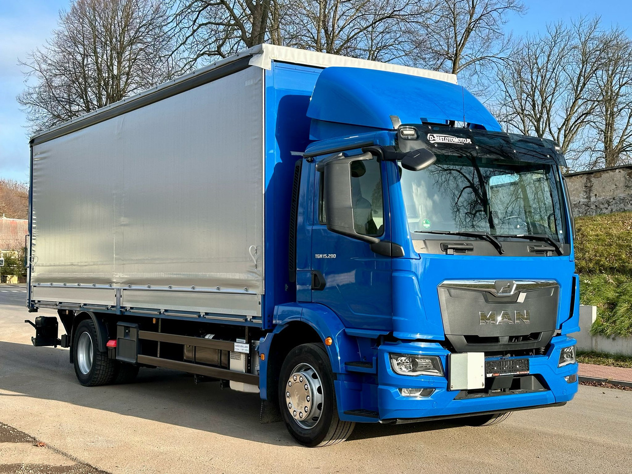 MAN TGM 15.290 / FIRANKA / WINDA / AUTOMAT / 2021 ROK / 18 EUROPALET / 15 T DMC - משאית וילונות צד: תמונה 1 MAN TGM 15.290 / FIRANKA / WINDA / AUTOMAT / 2021 ROK / 18 EUROPALET / 15 T DMC - משאית וילונות צד: תמונה 1