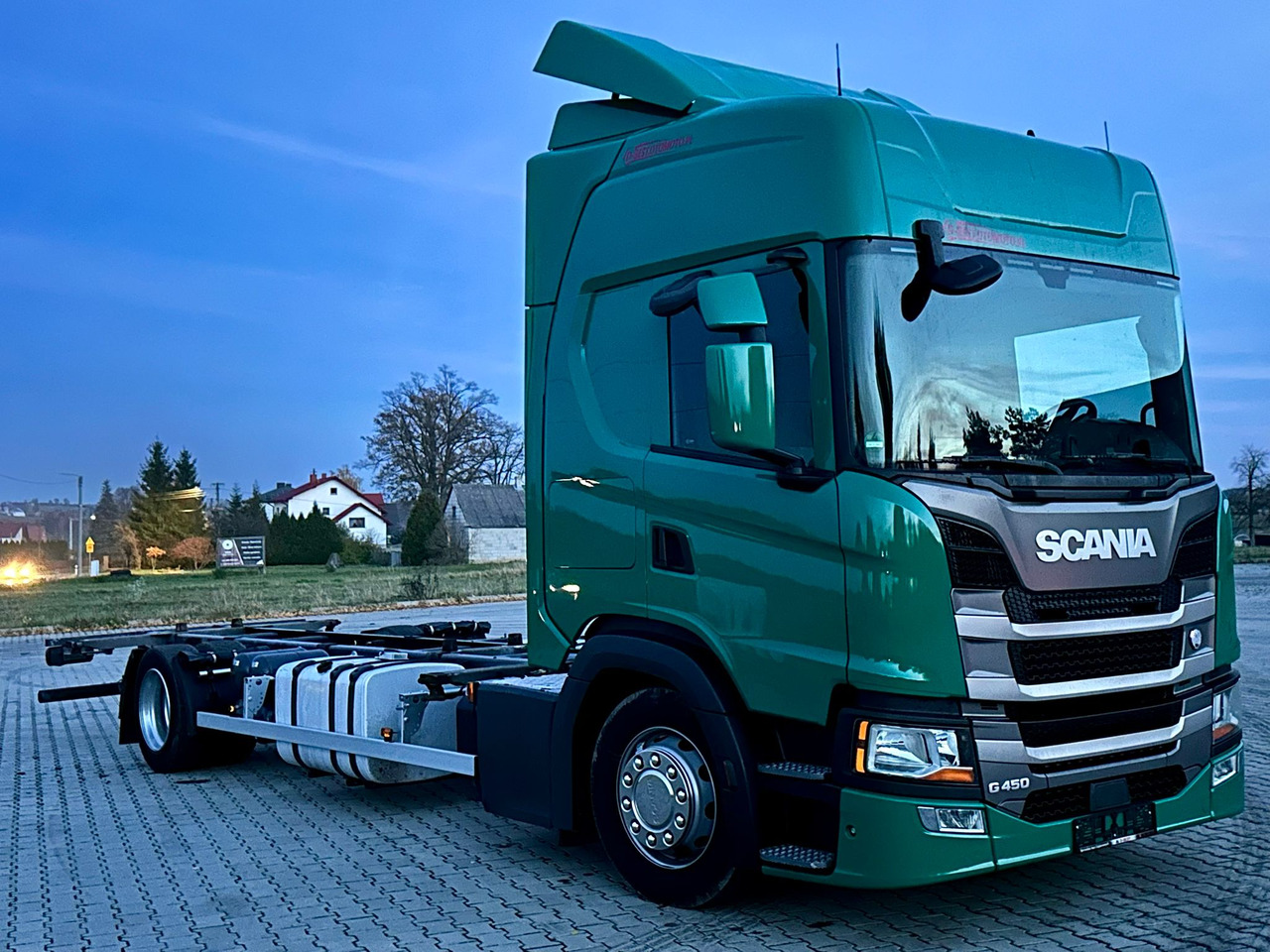 SCANIA G450 / RAMA DO ZABUDOWY / ROZSTAW 5.75 / AUTOMAT / SYPIALKA - משאית עם שלדת תא: תמונה 1 SCANIA G450 / RAMA DO ZABUDOWY / ROZSTAW 5.75 / AUTOMAT / SYPIALKA - משאית עם שלדת תא: תמונה 1