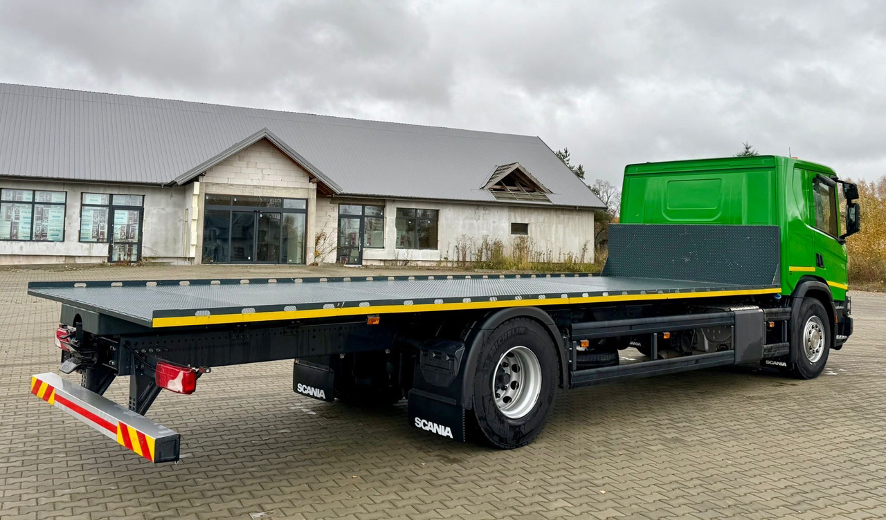 SCANIA P320 / PLATFORMA / NOWY / 5 TYŚ KM / SYPIALKA / 2023 ROK / CAŁA NA PODUSZKACH / 7.7 M DŁUGOŚCI / LAWETA / DO PRZEWOZU MASZYN ROLNICZYCH ITP - משאית צד נופל/ שטוחה: תמונה 4 SCANIA P320 / PLATFORMA / NOWY / 5 TYŚ KM / SYPIALKA / 2023 ROK / CAŁA NA PODUSZKACH / 7.7 M DŁUGOŚCI / LAWETA / DO PRZEWOZU MASZYN ROLNICZYCH ITP - משאית צד נופל/ שטוחה: תמונה 4