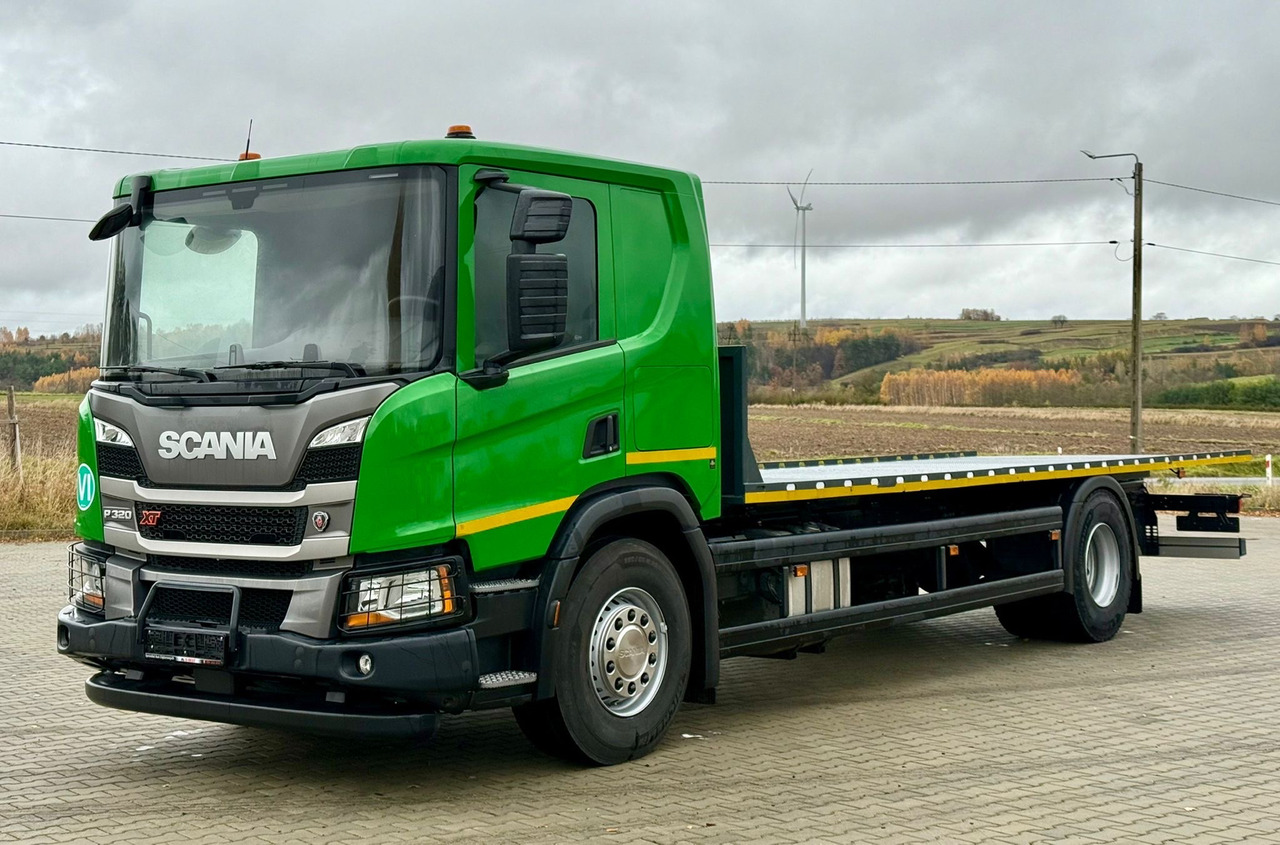 SCANIA P320 / PLATFORMA / NOWY / 5 TYŚ KM / SYPIALKA / 2023 ROK / CAŁA NA PODUSZKACH / 7.7 M DŁUGOŚCI / LAWETA / DO PRZEWOZU MASZYN ROLNICZYCH ITP - משאית צד נופל/ שטוחה: תמונה 2 SCANIA P320 / PLATFORMA / NOWY / 5 TYŚ KM / SYPIALKA / 2023 ROK / CAŁA NA PODUSZKACH / 7.7 M DŁUGOŚCI / LAWETA / DO PRZEWOZU MASZYN ROLNICZYCH ITP - משאית צד נופל/ שטוחה: תמונה 2