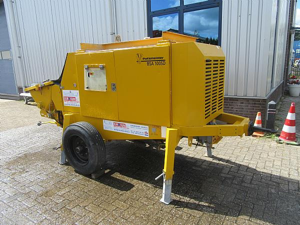 2014 PUTZMEISTER BSA 1005 DC- concrete pump. - משאבת בטון נייחת: תמונה 2 2014 PUTZMEISTER BSA 1005 DC- concrete pump. - משאבת בטון נייחת: תמונה 2