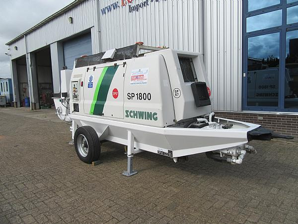 2014 SCHWING BP 1800 D -129 KW static pump - משאבת בטון נייחת: תמונה 1 2014 SCHWING BP 1800 D -129 KW static pump - משאבת בטון נייחת: תמונה 1