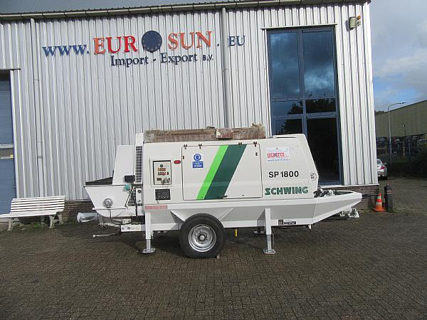 2014 SCHWING BP 1800 D -129 KW static pump - משאבת בטון נייחת: תמונה 1 2014 SCHWING BP 1800 D -129 KW static pump - משאבת בטון נייחת: תמונה 1