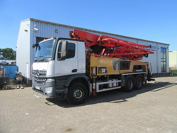 2015 PUTZMEISTER M38/5 AROCS 6x4 - משאית משאבת בטון: תמונה 1 2015 PUTZMEISTER M38/5 AROCS 6x4 - משאית משאבת בטון: תמונה 1