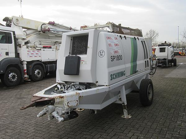2015 SCHWING SP 1800 D 129KW - משאבת בטון נייחת: תמונה 3 2015 SCHWING SP 1800 D 129KW - משאבת בטון נייחת: תמונה 3