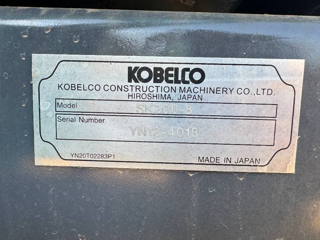 Kobelco SK 200-8 - מחפר סורק: תמונה 3 Kobelco SK 200-8 - מחפר סורק: תמונה 3