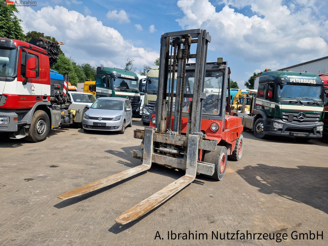 Linde H60 Tragfähigkeit 6000 kg ,3800 mm Hubhöhe, 2x vorhanden - מלגזת סולר: תמונה 5 Linde H60 Tragfähigkeit 6000 kg ,3800 mm Hubhöhe, 2x vorhanden - מלגזת סולר: תמונה 5
