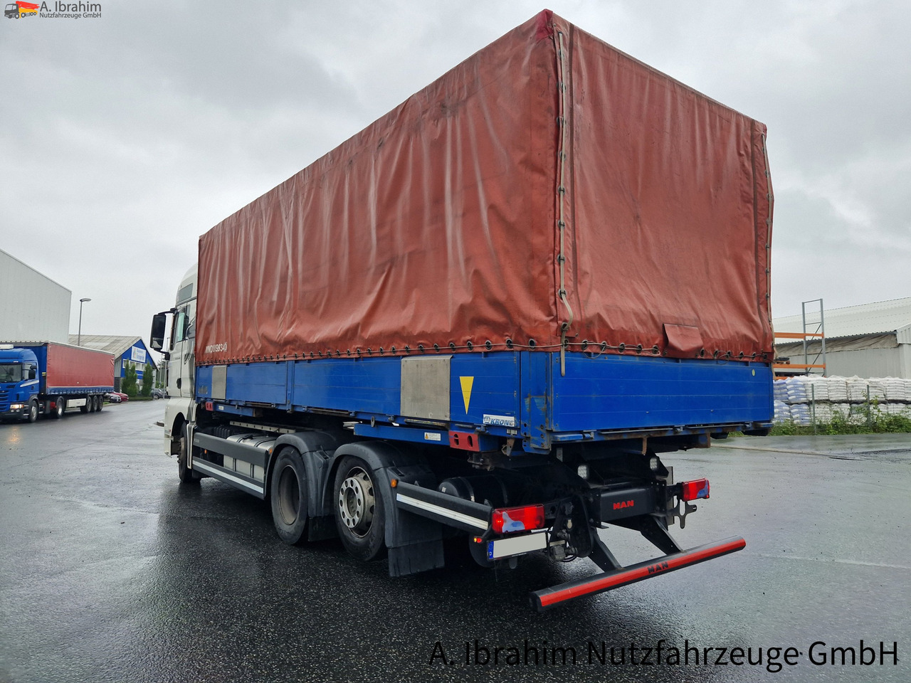 משאית וילונות צד MAN TGX 26.440 BDF Chassis mit Brücke möglich: תמונה 12