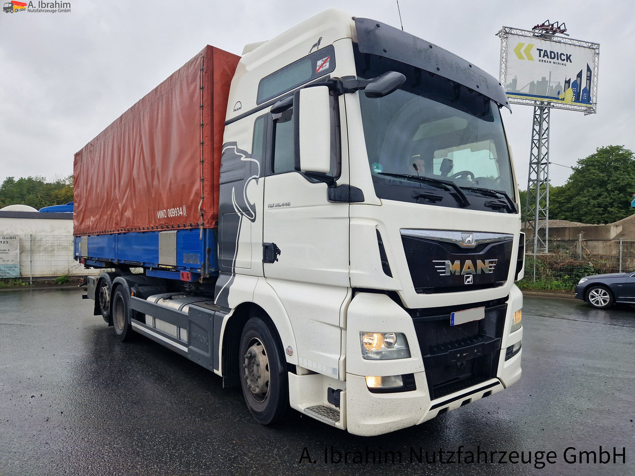 משאית וילונות צד MAN TGX 26.440 BDF Chassis mit Brücke möglich: תמונה 9