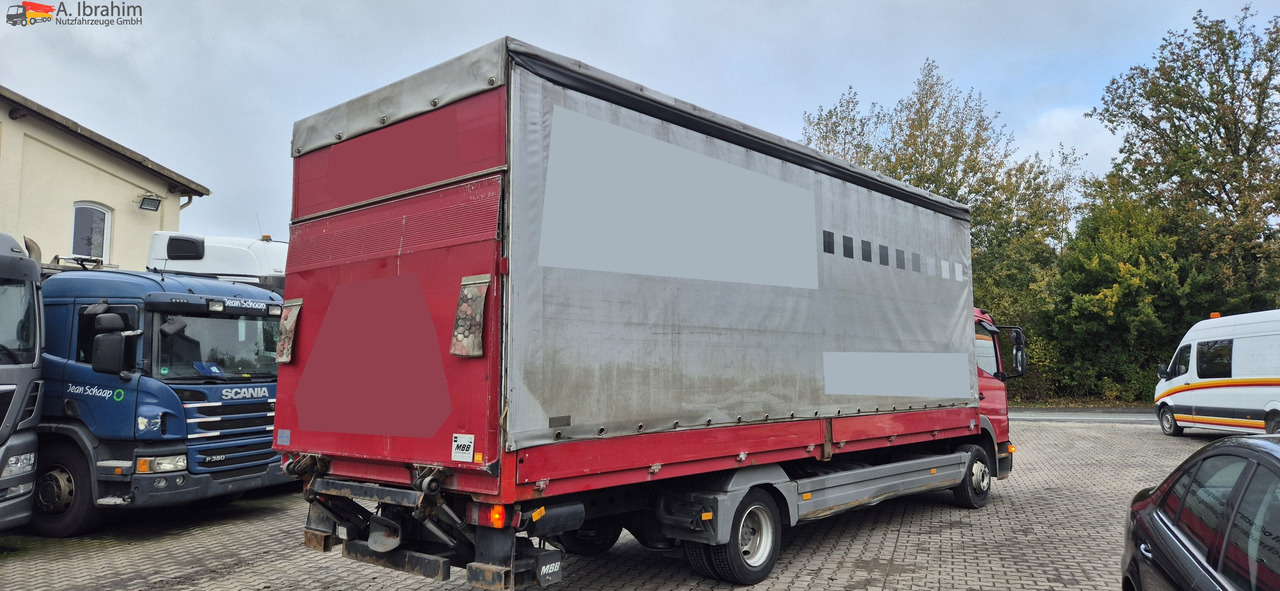 כלי רכב מסחרי עם וילונות צד Mercedes-Benz Atego 823 LBW | Radstand 4900 mm | 7.2 m Pritsche Klima | 3 Pedals: תמונה 11