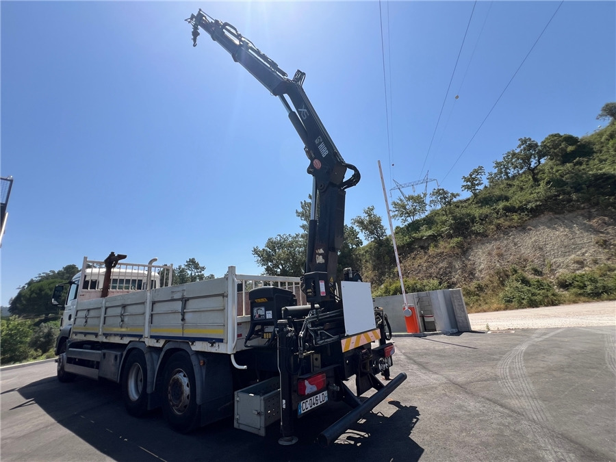 MAN TGS 26/400 - משאית צד נופל/ שטוחה, משאית מנוף: תמונה 3 MAN TGS 26/400 - משאית צד נופל/ שטוחה, משאית מנוף: תמונה 3