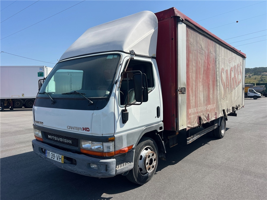 Mitsubishi FE659 - משאית וילונות צד: תמונה 1 Mitsubishi FE659 - משאית וילונות צד: תמונה 1