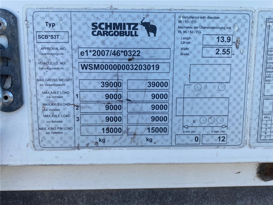 סמיטריילר עם וילונות צד SCHMITZ CARGOBULL: תמונה 8 סמיטריילר עם וילונות צד SCHMITZ CARGOBULL: תמונה 8