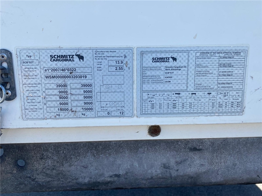 סמיטריילר עם וילונות צד SCHMITZ CARGOBULL: תמונה 7 סמיטריילר עם וילונות צד SCHMITZ CARGOBULL: תמונה 7