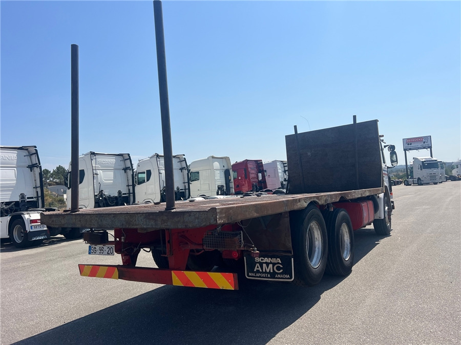 Scania 93h - משאית צד נופל/ שטוחה: תמונה 4 Scania 93h - משאית צד נופל/ שטוחה: תמונה 4