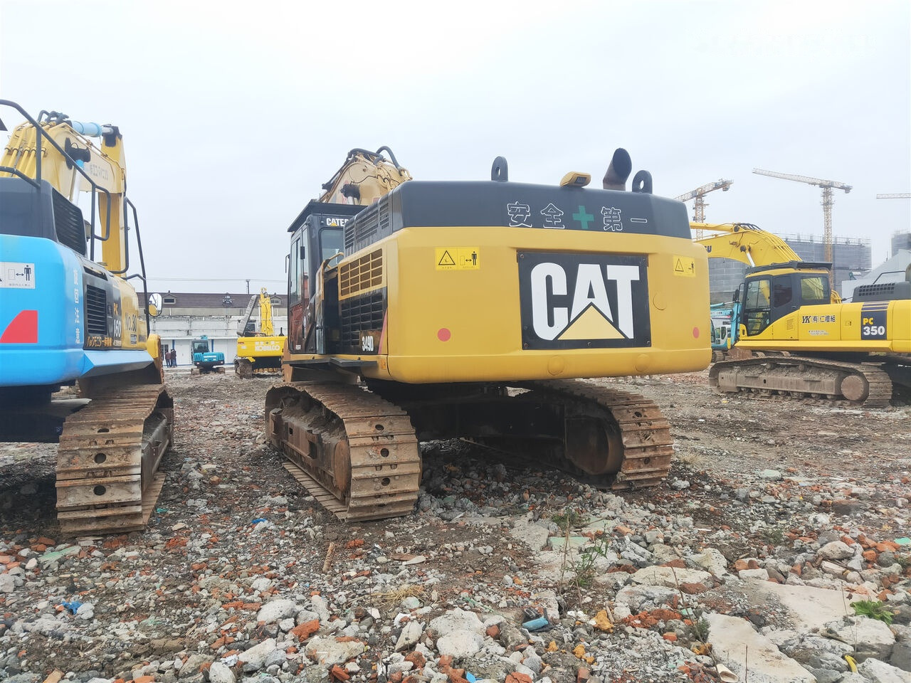 מחפר סורק Caterpillar 349DL: תמונה 6