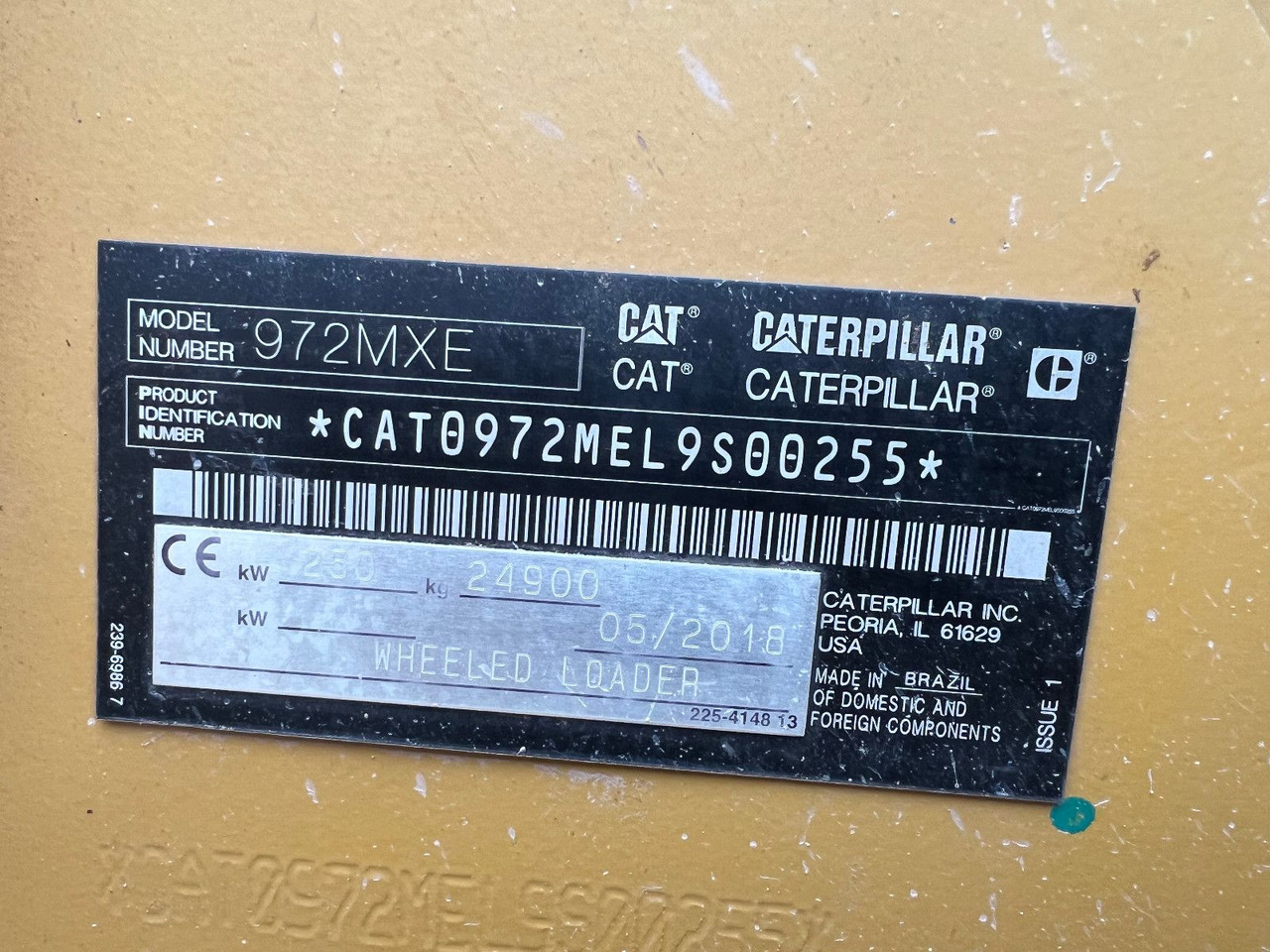 CAT 972 MXE - מעמיס גלגלים: תמונה 5 CAT 972 MXE - מעמיס גלגלים: תמונה 5