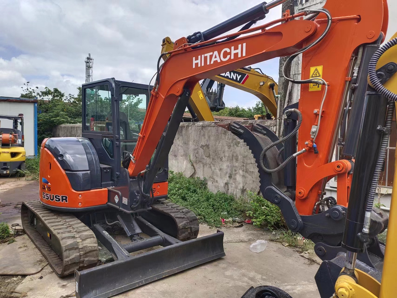 HITACHI ZX55 USR-5A - מיני מחפר: תמונה 4 HITACHI ZX55 USR-5A - מיני מחפר: תמונה 4