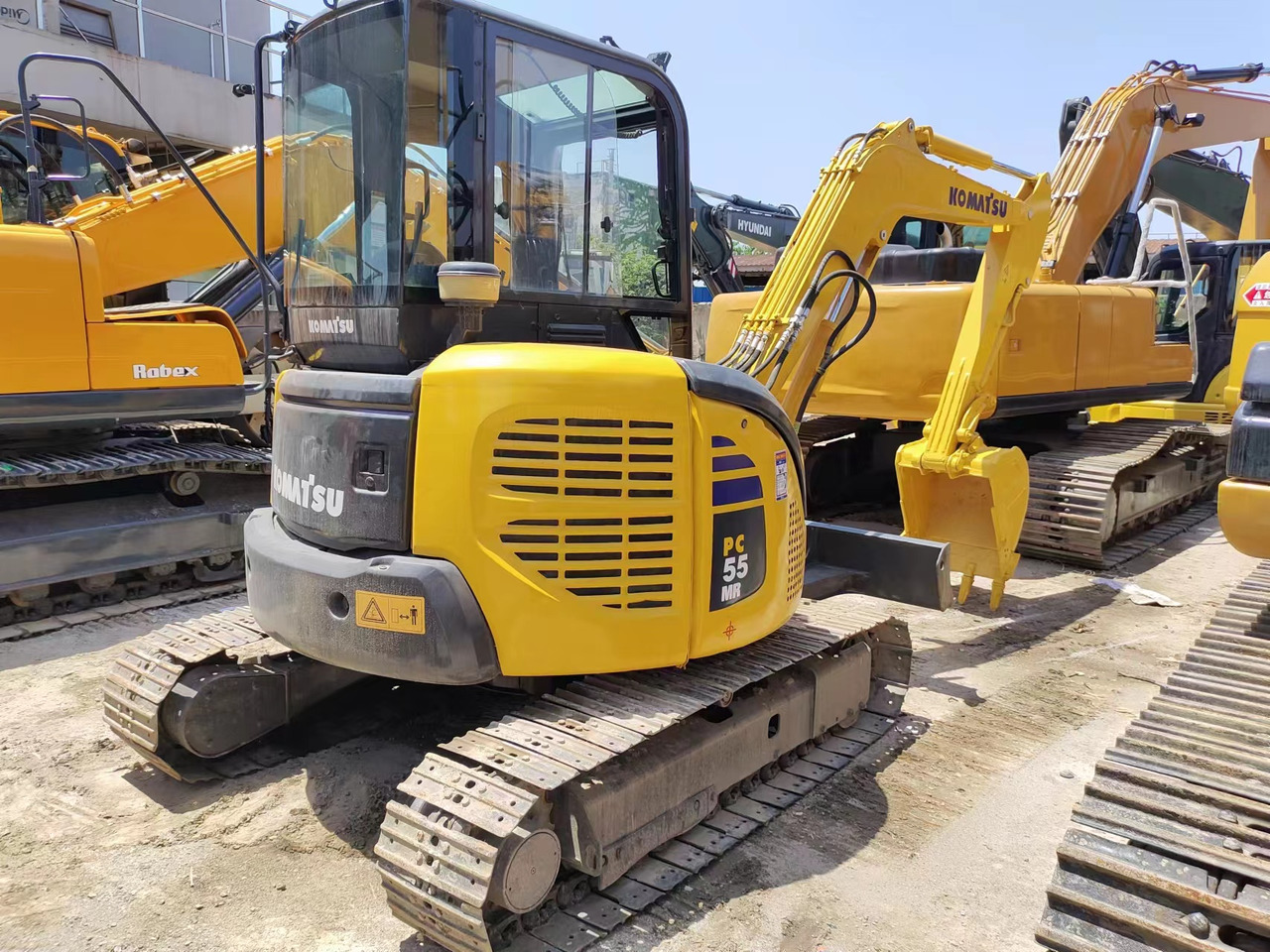 KOMATSU PC55MR - מיני מחפר: תמונה 1 KOMATSU PC55MR - מיני מחפר: תמונה 1