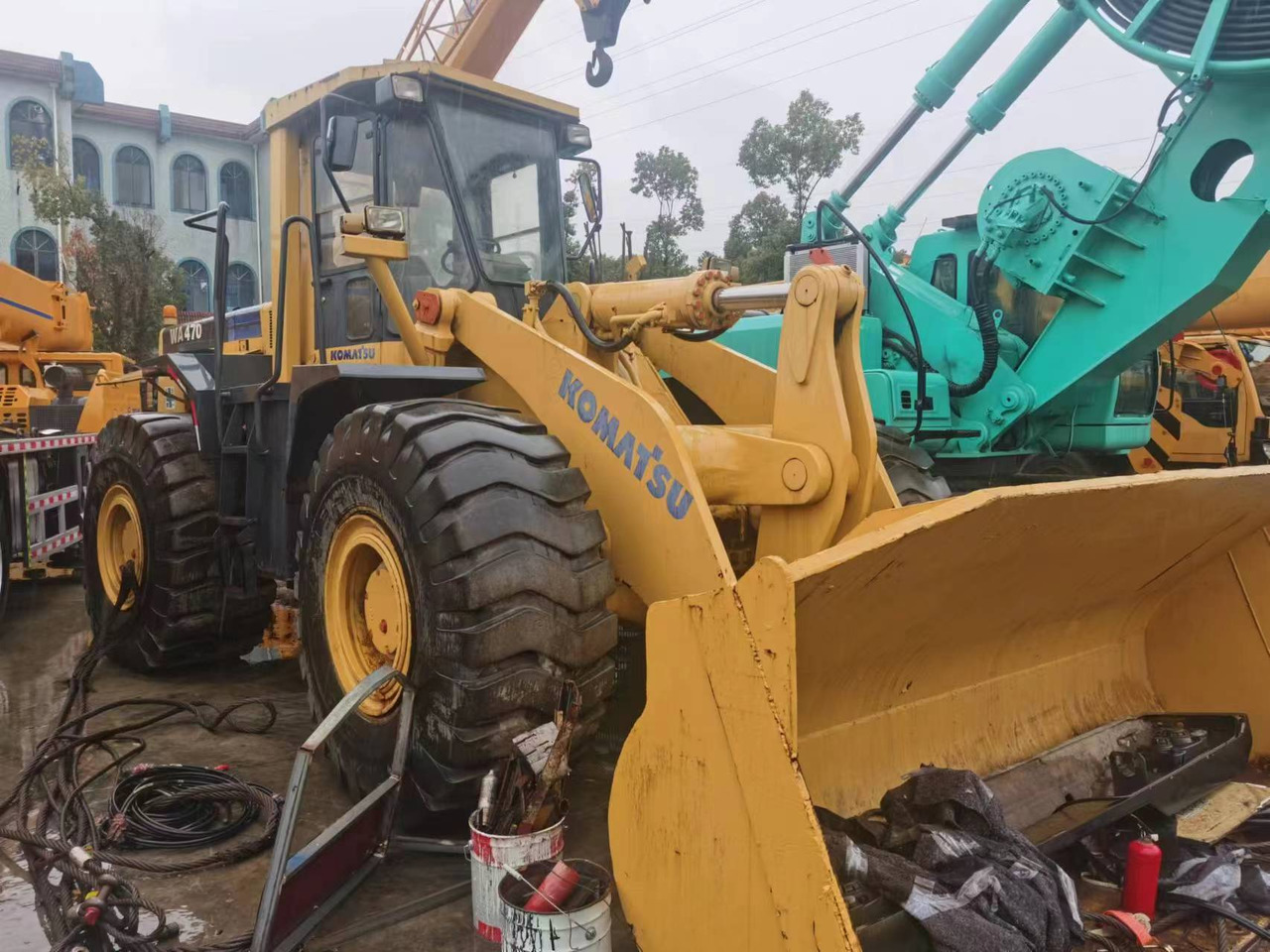 KOMATSU WA470 - מעמיס גלגלים: תמונה 3 KOMATSU WA470 - מעמיס גלגלים: תמונה 3