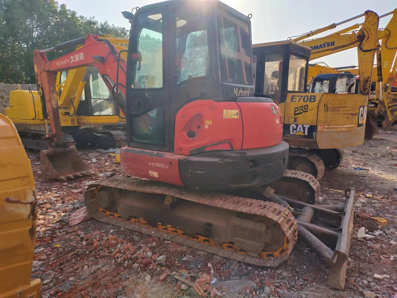 KUBOTA KX155-5 - מיני מחפר: תמונה 1 KUBOTA KX155-5 - מיני מחפר: תמונה 1