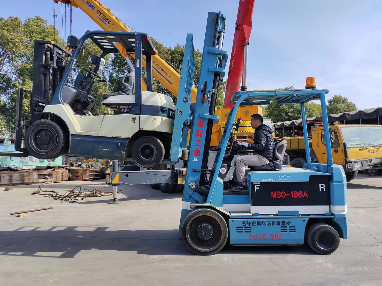 TOYOTA 7FBCU55 electric forklift from Japan original - מלגזה חשמלית: תמונה 3 TOYOTA 7FBCU55 electric forklift from Japan original - מלגזה חשמלית: תמונה 3
