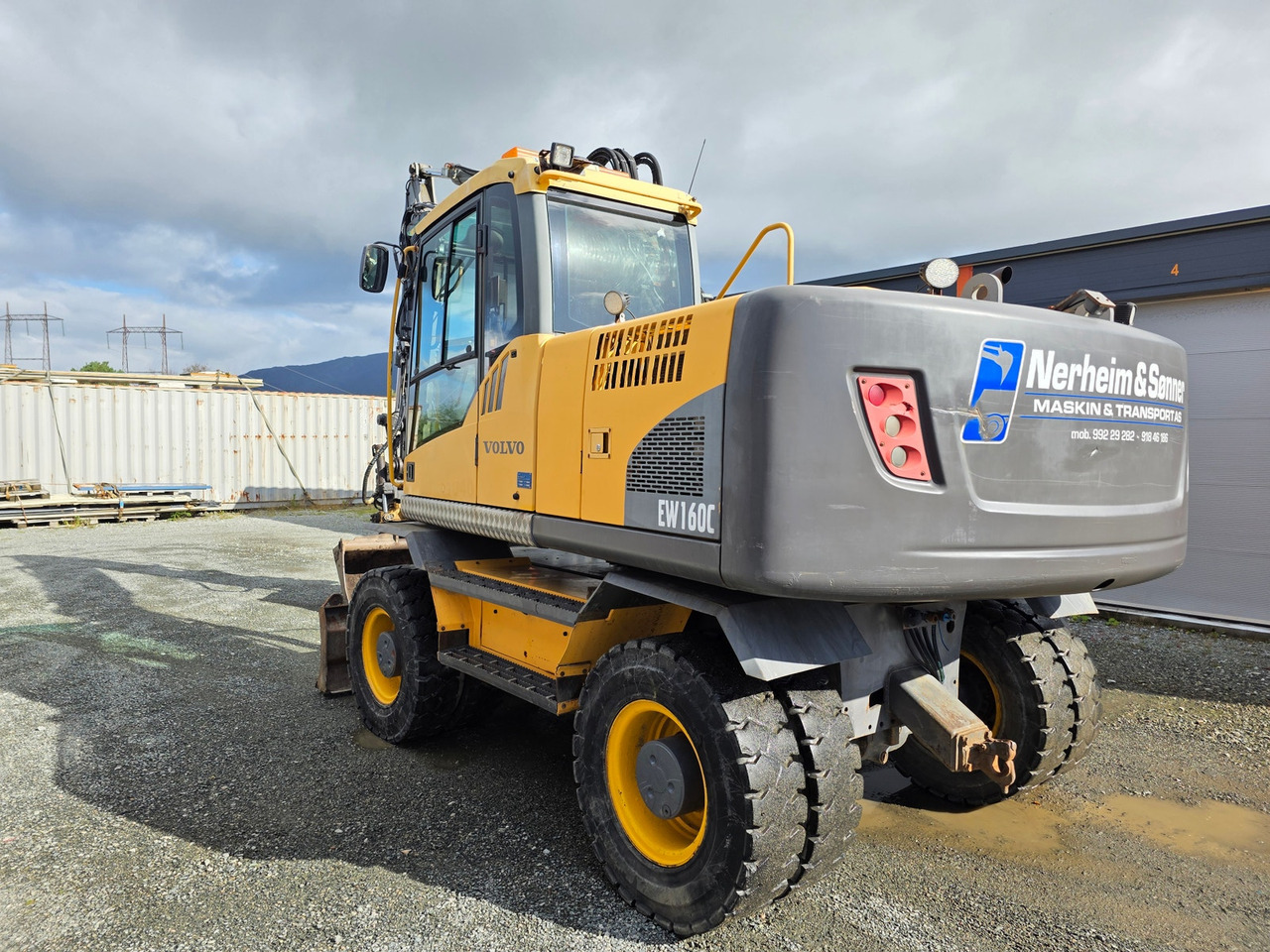 Volvo EW160C - מחפר גלגלים: תמונה 3 Volvo EW160C - מחפר גלגלים: תמונה 3