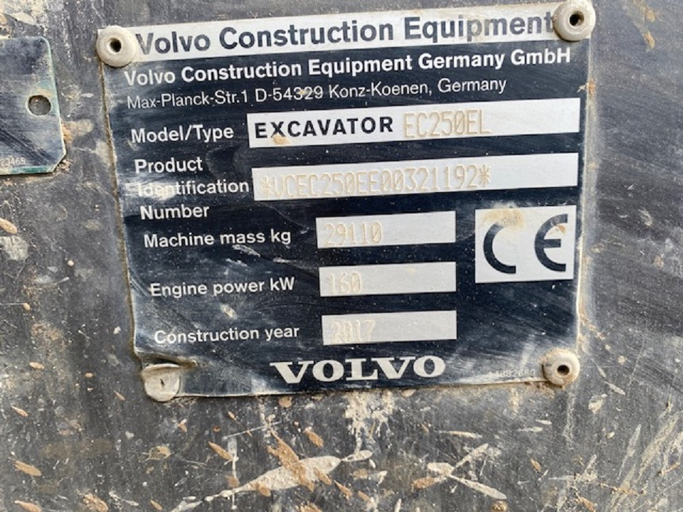 VOLVO EC250EL - מחפר הריסה: תמונה 5 VOLVO EC250EL - מחפר הריסה: תמונה 5