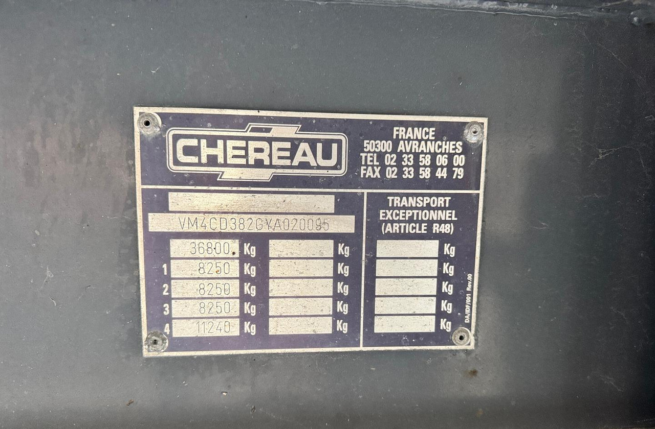 סמיטריילר עם קירור SEMIRIMORCHIO FRIGO CHEREAU: תמונה 17 סמיטריילר עם קירור SEMIRIMORCHIO FRIGO CHEREAU: תמונה 17