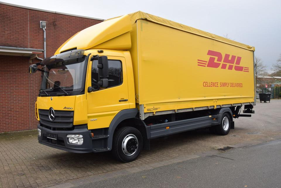 Mercedes-Benz Atego II 1221 Schiebeplane Klima Standheizung - משאית וילונות צד: תמונה 1 Mercedes-Benz Atego II 1221 Schiebeplane Klima Standheizung - משאית וילונות צד: תמונה 1