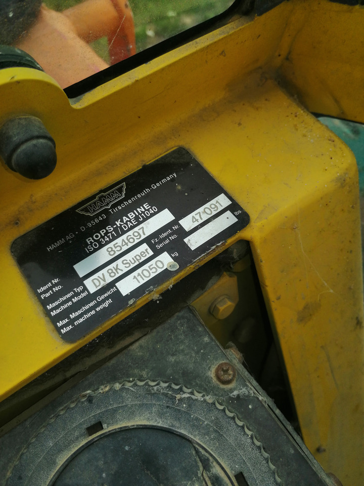 HAMM DV 8K Super - מכבש משולב: תמונה 3 HAMM DV 8K Super - מכבש משולב: תמונה 3