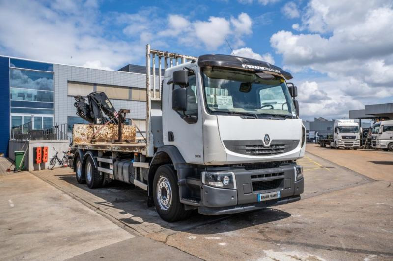 Renault LANDER 340 DXI-6X4+HIAB 14 T/m/3xhydr. - משאית צד נופל/ שטוחה, משאית מנוף: תמונה 2 Renault LANDER 340 DXI-6X4+HIAB 14 T/m/3xhydr. - משאית צד נופל/ שטוחה, משאית מנוף: תמונה 2