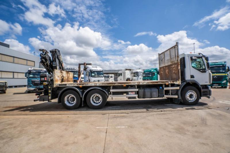 Renault LANDER 340 DXI-6X4+HIAB 14 T/m/3xhydr. - משאית צד נופל/ שטוחה, משאית מנוף: תמונה 5 Renault LANDER 340 DXI-6X4+HIAB 14 T/m/3xhydr. - משאית צד נופל/ שטוחה, משאית מנוף: תמונה 5