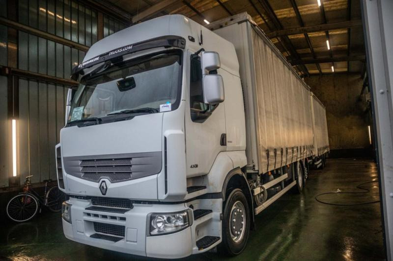 Renault PREMIUM 430DXI-6X2-(+remorque=3.500€) - משאית וילונות צד: תמונה 1 Renault PREMIUM 430DXI-6X2-(+remorque=3.500€) - משאית וילונות צד: תמונה 1