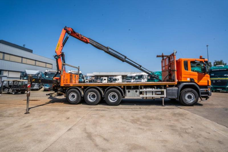 Scania P 410 + PALFINGER PK22002/5 EXT. - משאית צד נופל/ שטוחה, משאית מנוף: תמונה 3 Scania P 410 + PALFINGER PK22002/5 EXT. - משאית צד נופל/ שטוחה, משאית מנוף: תמונה 3