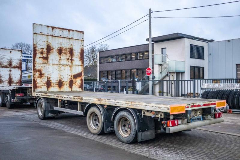 Trouillet PLATEAU + 3 ASSEN DOLLY - קרון נגרר: תמונה 4 Trouillet PLATEAU + 3 ASSEN DOLLY - קרון נגרר: תמונה 4