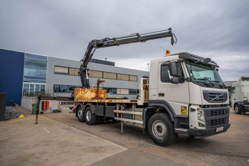 Volvo FM 410 DXI -6X2+HIAB 24 T/m/2x - משאית צד נופל/ שטוחה, משאית מנוף: תמונה 2 Volvo FM 410 DXI -6X2+HIAB 24 T/m/2x - משאית צד נופל/ שטוחה, משאית מנוף: תמונה 2