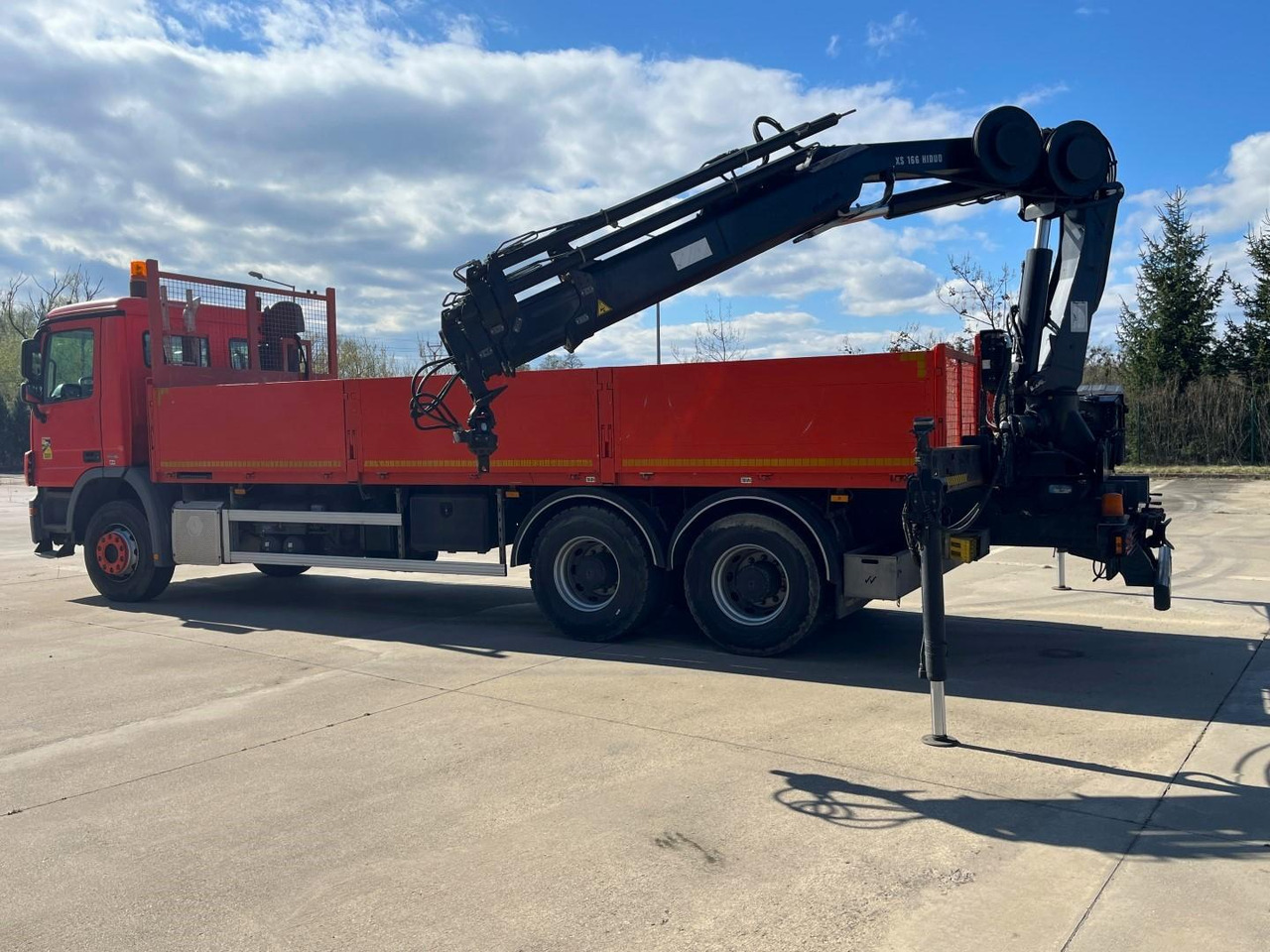 משאית צד נופל/ שטוחה, משאית מנוף Mercedes truck Actros, Haib 166, 2636: תמונה 6 משאית צד נופל/ שטוחה, משאית מנוף Mercedes truck Actros, Haib 166, 2636: תמונה 6